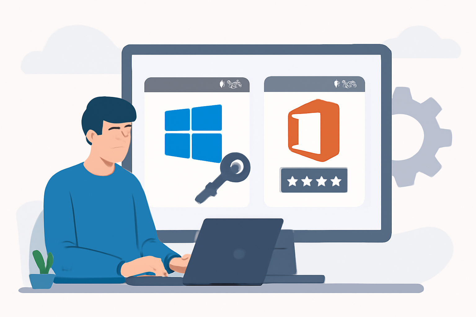 Как узнать и изменить ключ продукта Windows и Office стандартными средствами системы